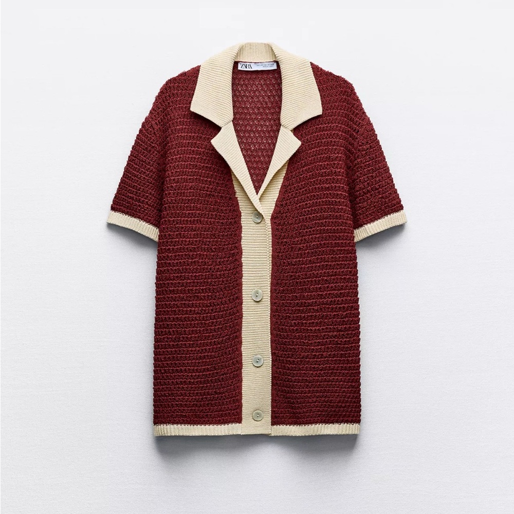 Zara Oversized Knit Polo